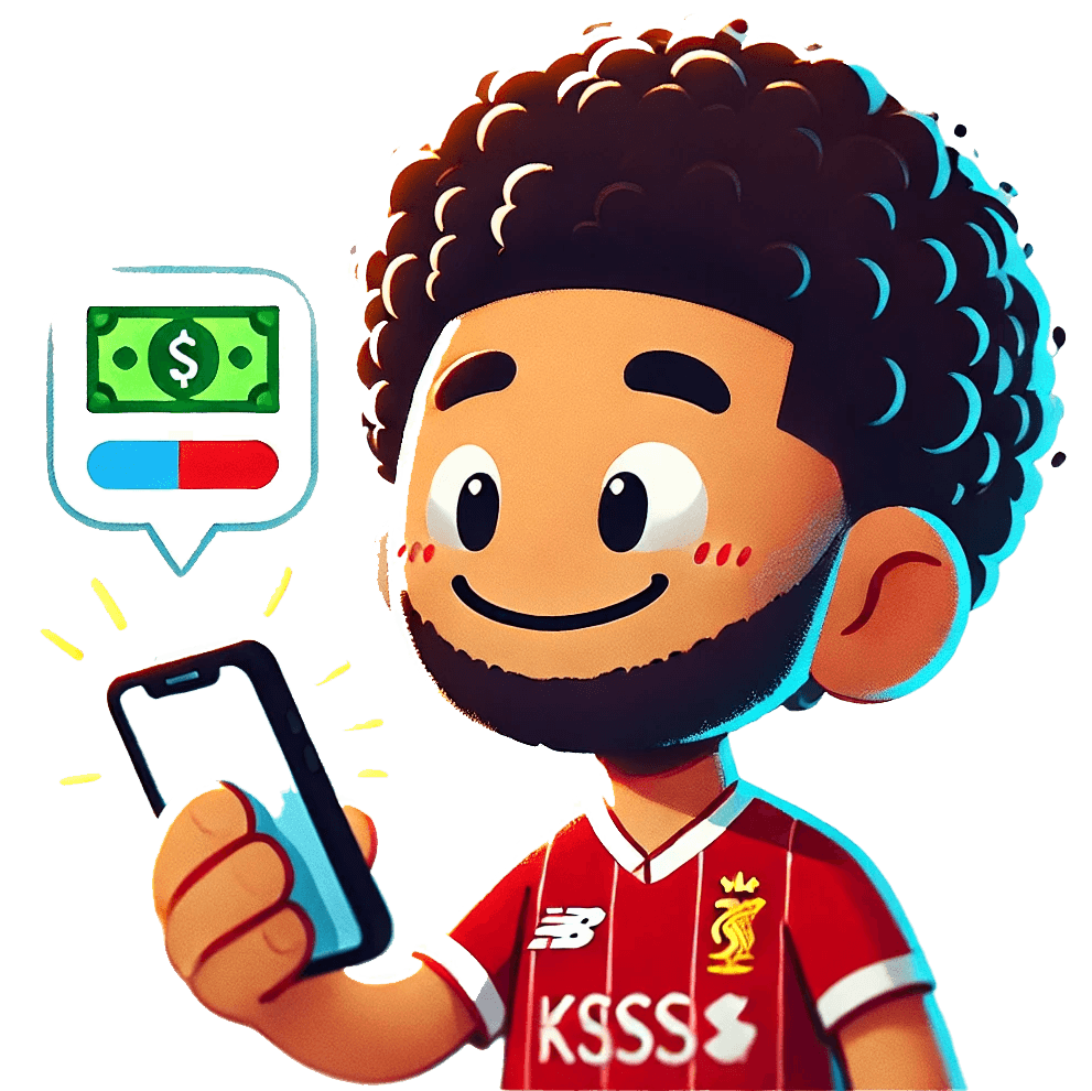 Mohamed Salah in action